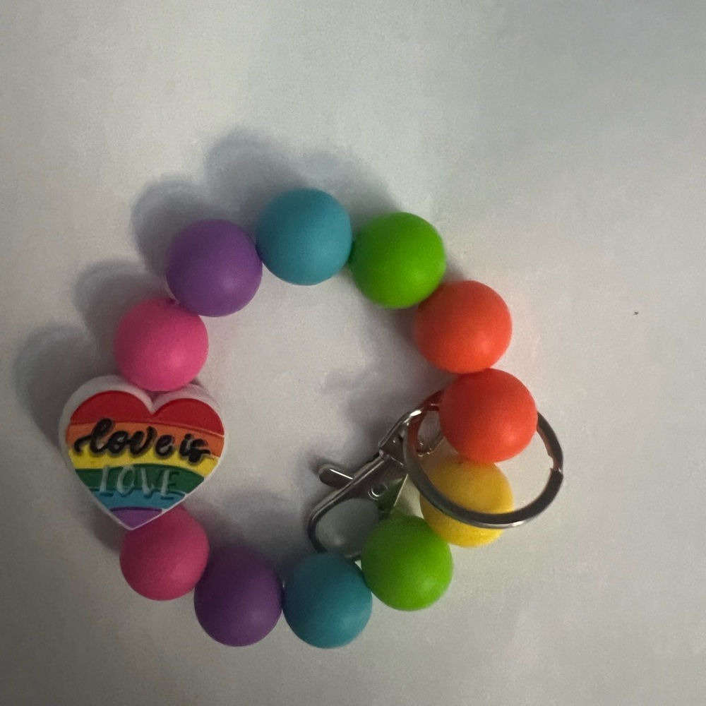 Custom handmade silicone wristlets great for alot of keys